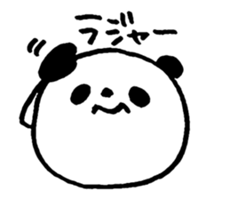 Chubby pandas sticker #5991208