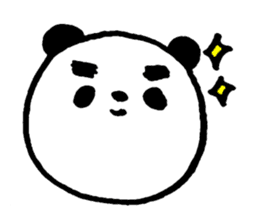 Chubby pandas sticker #5991215