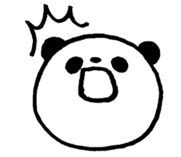 Chubby pandas sticker #5991222