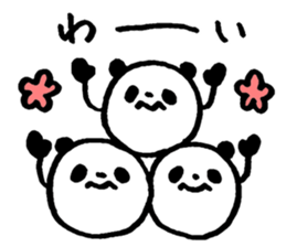 Chubby pandas sticker #5991235