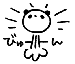 Chubby pandas sticker #5991237