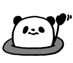 Chubby pandas sticker #5991238