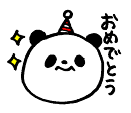 Chubby pandas sticker #5991239