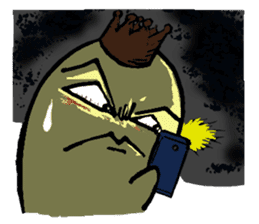 Custard cream boy sticker #5991364