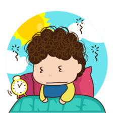 Moody woman sticker #5991845