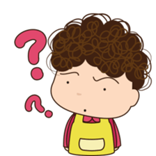 Moody woman sticker #5991869