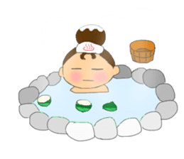 Cheerleader's sticker for winter holiday sticker #5992072