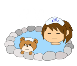 Cheerleader's sticker for winter holiday sticker #5992073