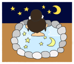 Cheerleader's sticker for winter holiday sticker #5992074