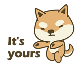 Shiba Inu(Shiba-Dog) Little Butt(cute) sticker #5992524