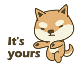 Shiba Inu(Shiba-Dog) Little Butt(cute) sticker #5992524