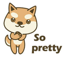 Shiba Inu(Shiba-Dog) Little Butt(cute) sticker #5992547