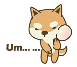 Shiba Inu(Shiba-Dog) Little Butt(cute) sticker #5992551