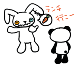 All days funny bunny! sticker #5992766