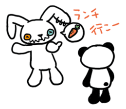 All days funny bunny! sticker #5992766