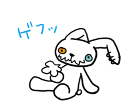 All days funny bunny! sticker #5992767