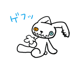 All days funny bunny! sticker #5992767
