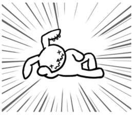 All days funny bunny! sticker #5992771