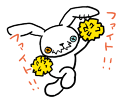 All days funny bunny! sticker #5992772