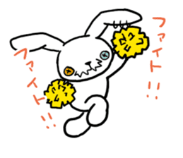All days funny bunny! sticker #5992772