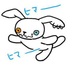 All days funny bunny! sticker #5992779