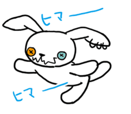 All days funny bunny! sticker #5992779
