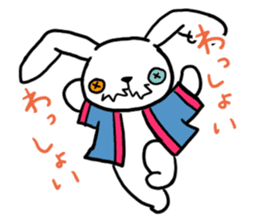 All days funny bunny! sticker #5992784