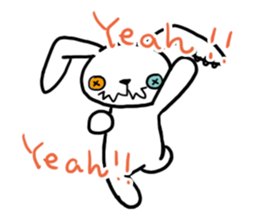 All days funny bunny! sticker #5992785