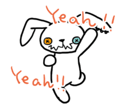All days funny bunny! sticker #5992785