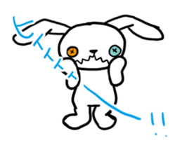 All days funny bunny! sticker #5992787