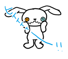 All days funny bunny! sticker #5992787