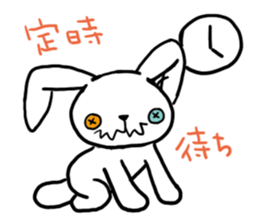 All days funny bunny! sticker #5992788