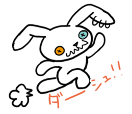 All days funny bunny! sticker #5992790