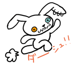 All days funny bunny! sticker #5992790