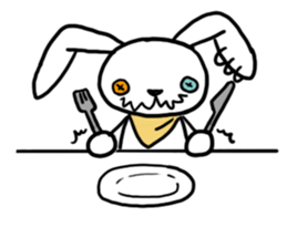 All days funny bunny! sticker #5992791