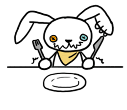All days funny bunny! sticker #5992791