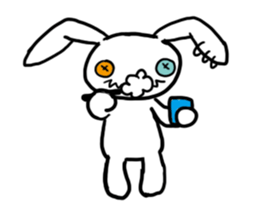 All days funny bunny! sticker #5992793