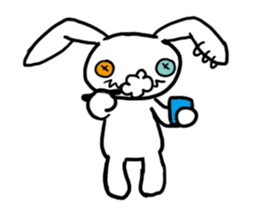All days funny bunny! sticker #5992793