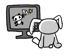 All days funny bunny! sticker #5992794