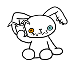 All days funny bunny! sticker #5992795