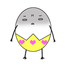 Egg to support  2 sticker #5992995