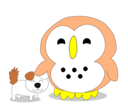 Fuku-chan 2. (owl) sticker #5993641