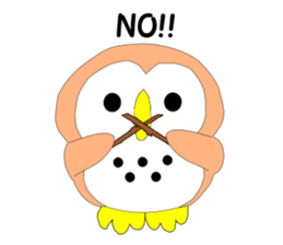 Fuku-chan 2. (owl) sticker #5993646