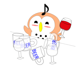 Fuku-chan 2. (owl) sticker #5993676