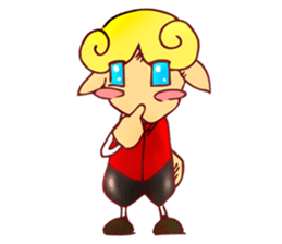 little boy cartoon sticker #5994689