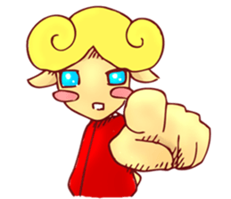 little boy cartoon sticker #5994700