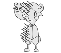 little boy cartoon sticker #5994711