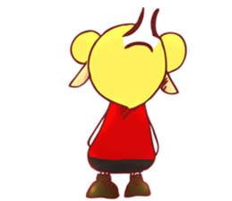 little boy cartoon sticker #5994717