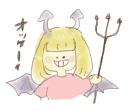 Loose angel and devil sticker #5994843