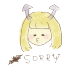 Loose angel and devil sticker #5994845